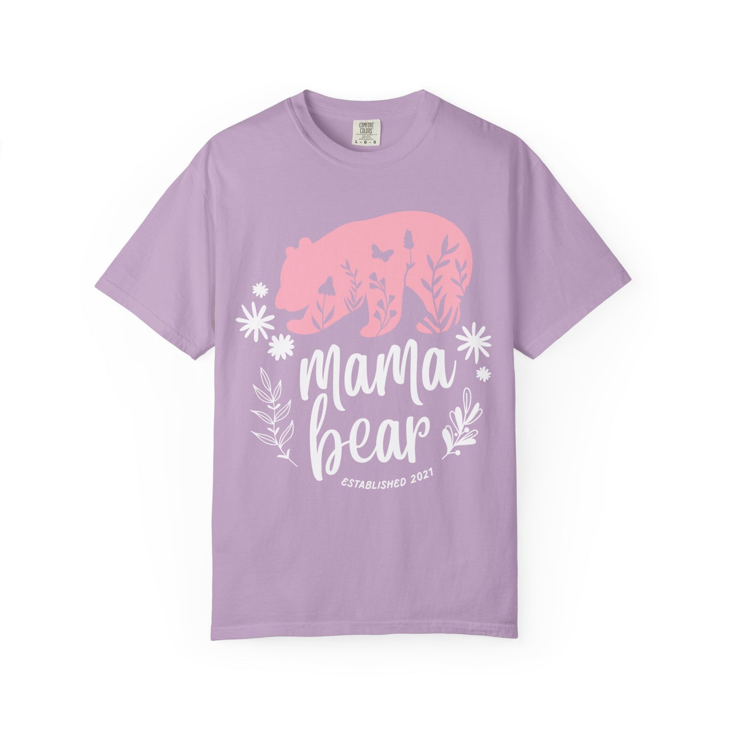 Mama Bear Unisex Garment-Dyed T-Shirt - Perfect for Moms and Nature Lovers