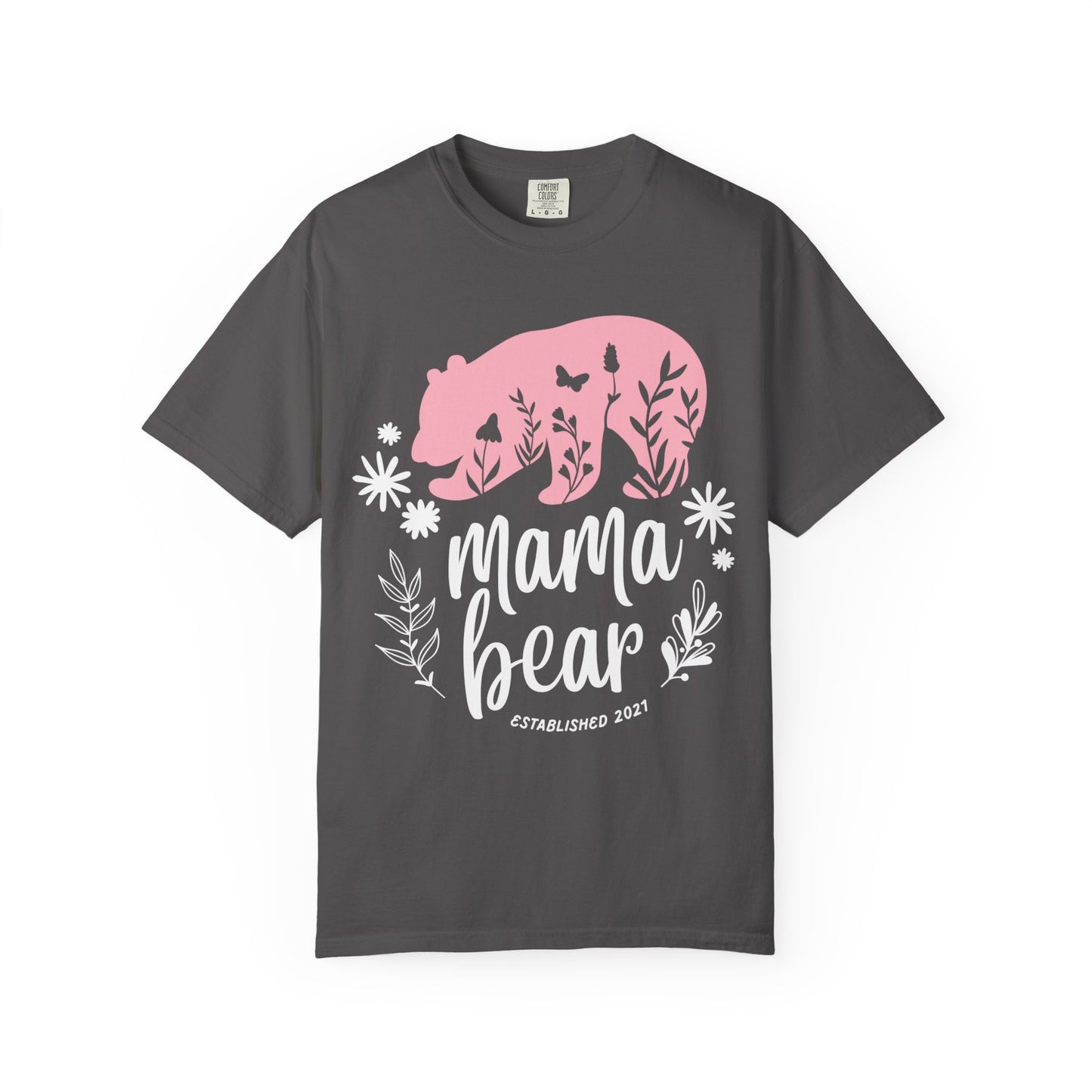 Mama Bear Unisex Garment-Dyed T-Shirt - Perfect for Moms and Nature Lovers