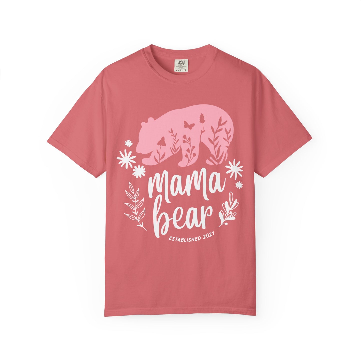 Mama Bear Unisex Garment-Dyed T-Shirt - Perfect for Moms and Nature Lovers