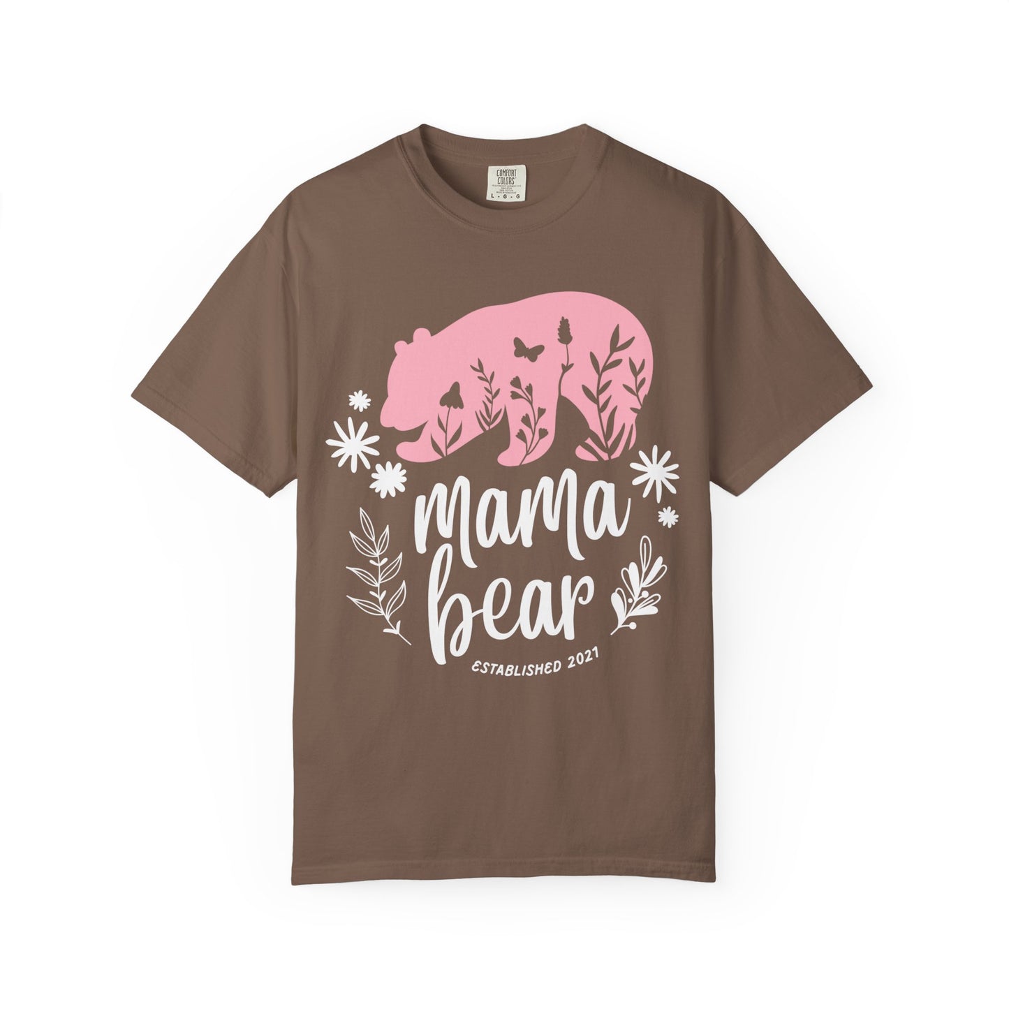 Mama Bear Unisex Garment-Dyed T-Shirt - Perfect for Moms and Nature Lovers