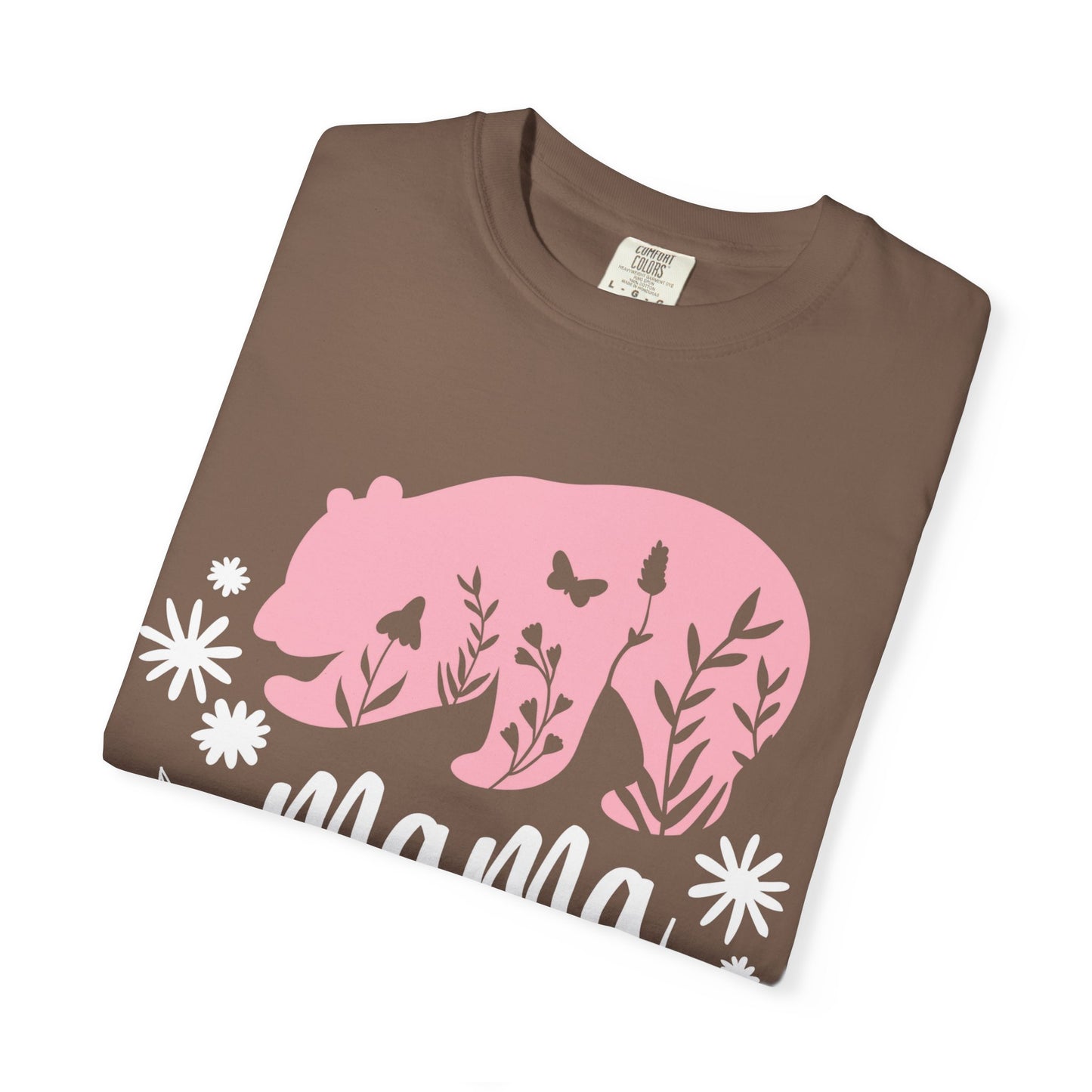 Mama Bear Unisex Garment-Dyed T-Shirt - Perfect for Moms and Nature Lovers