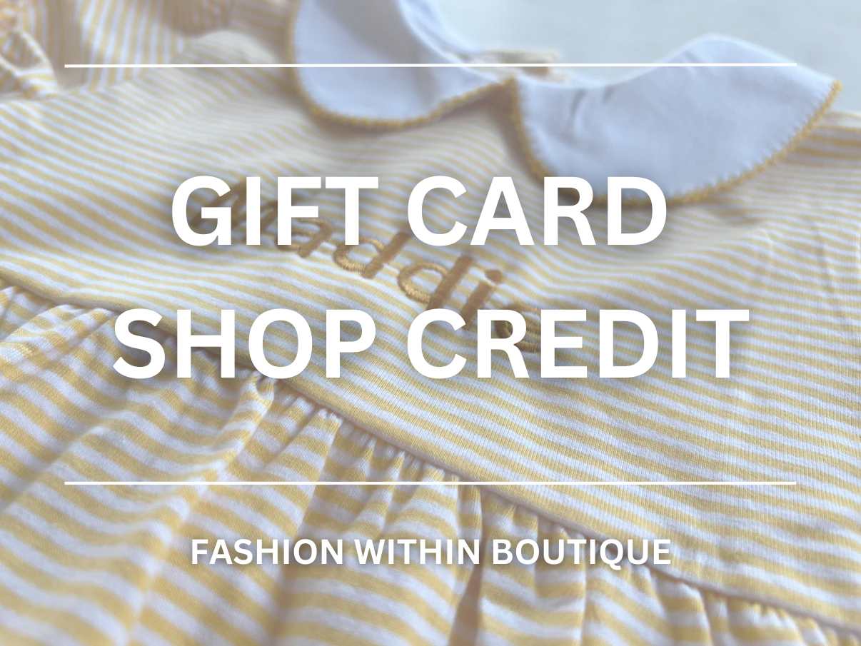 Fashion Within Boutique Shop Gift Card | Perfect Last Minute Gift