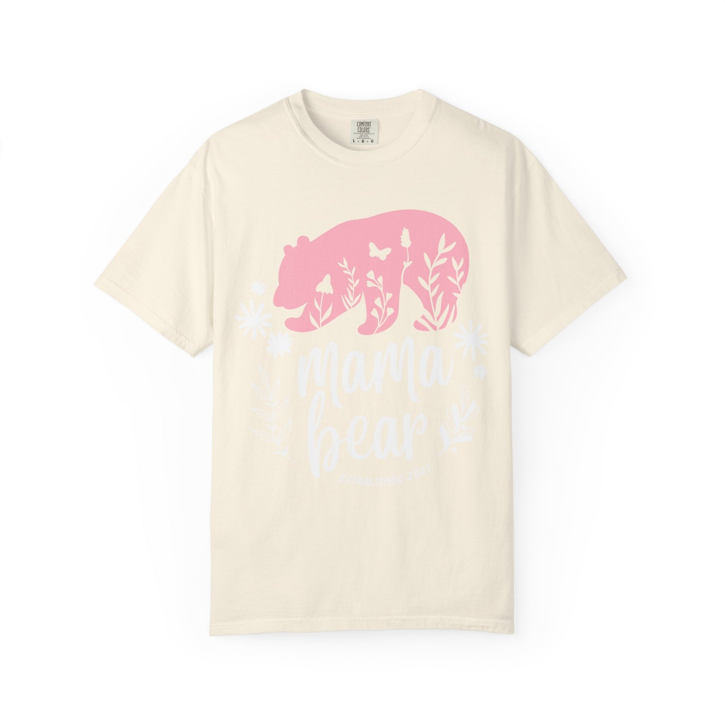 Mama Bear Unisex Garment-Dyed T-Shirt - Perfect for Moms and Nature Lovers