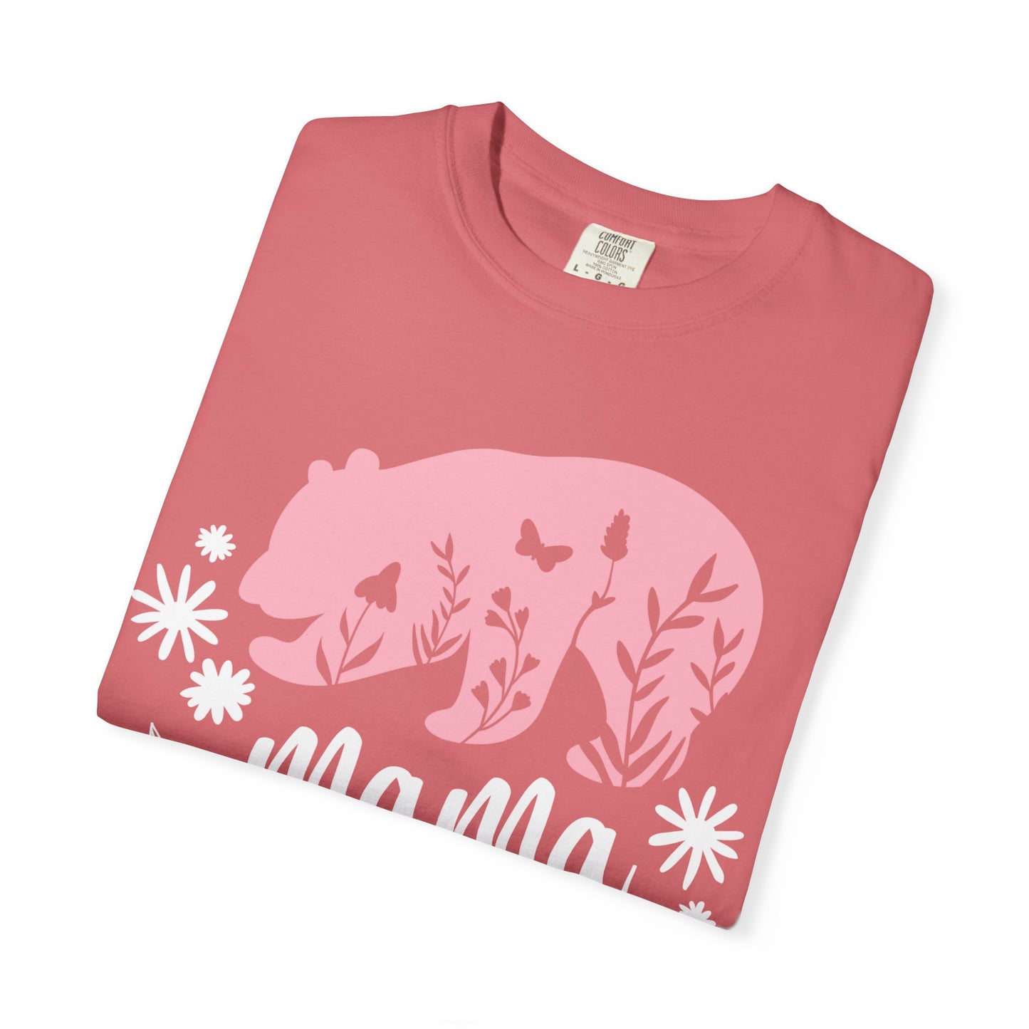 Mama Bear Unisex Garment-Dyed T-Shirt - Perfect for Moms and Nature Lovers