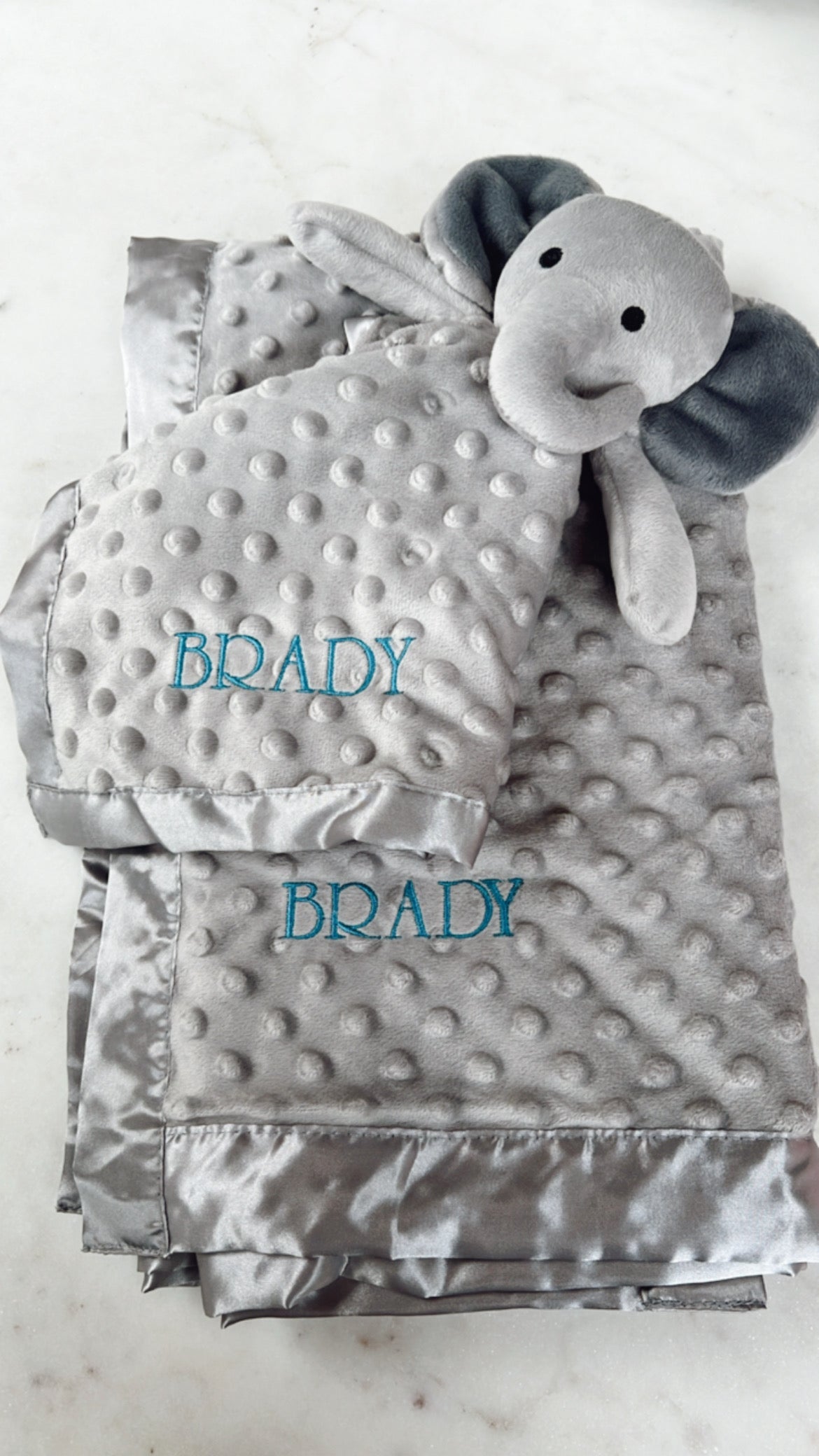 Custom Personalized Embroidered Lovey