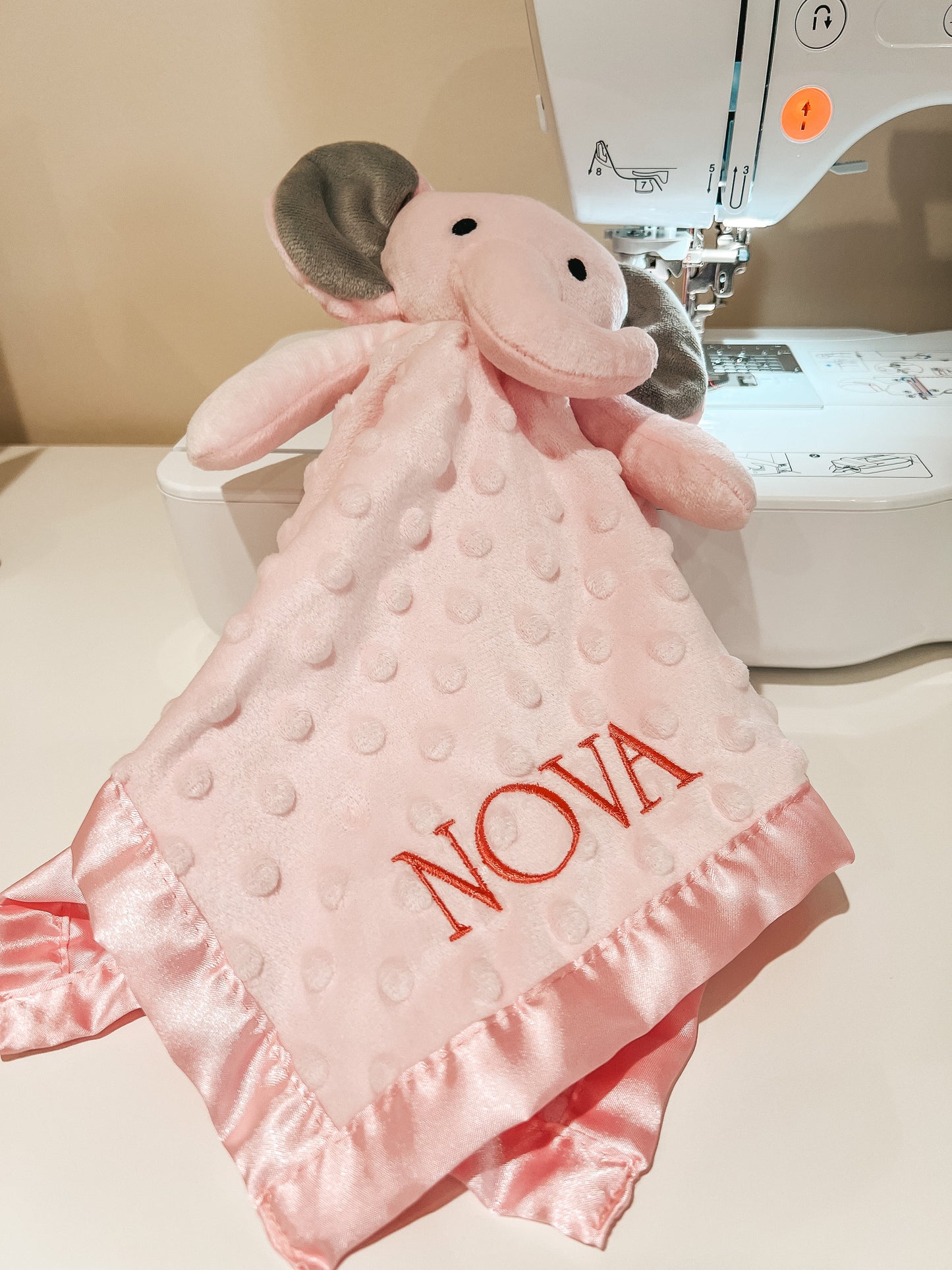 Custom Personalized Embroidered Lovey