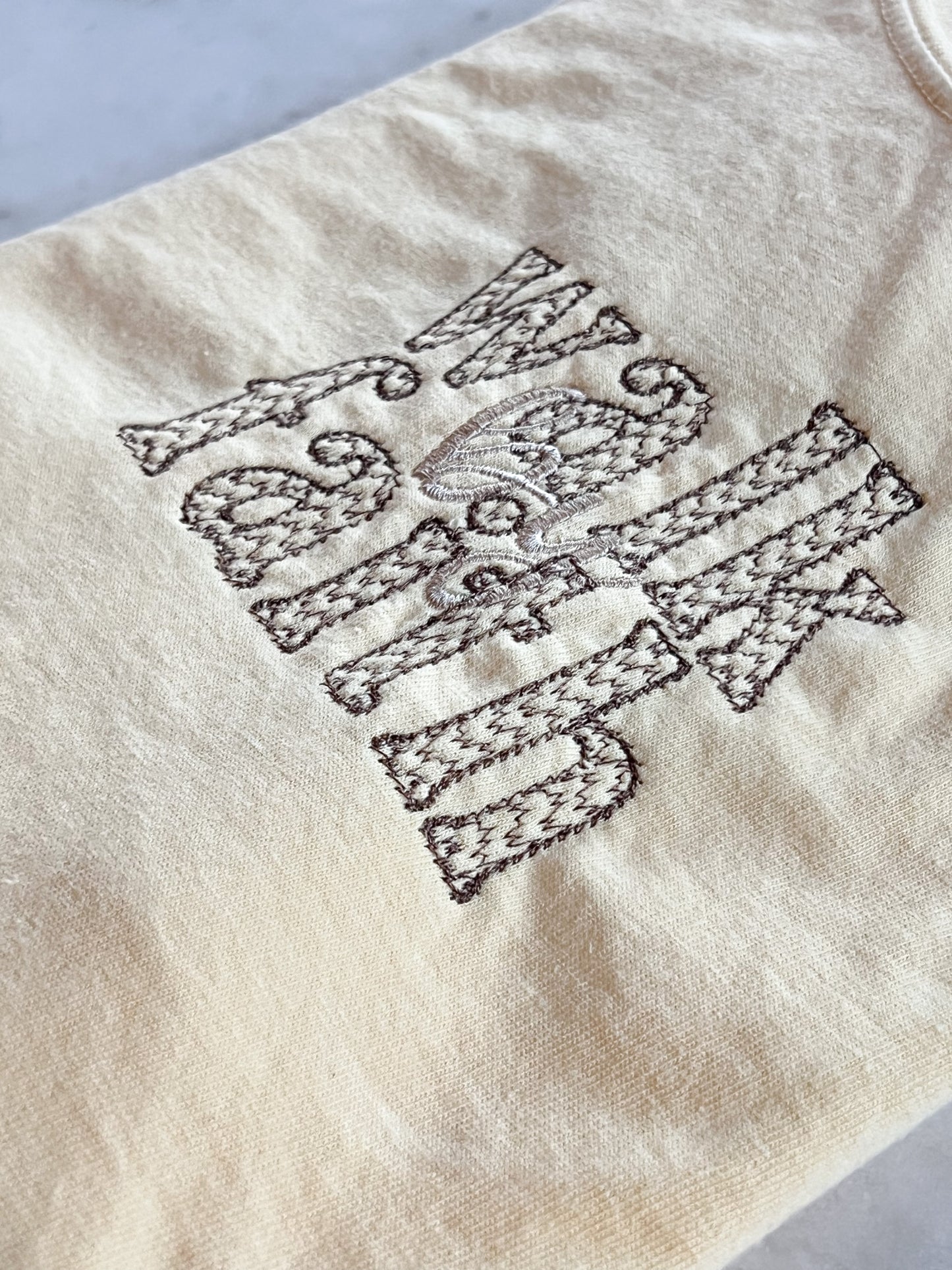 Walk By Faith Embroidery Tee Christian Catholic Tshirts