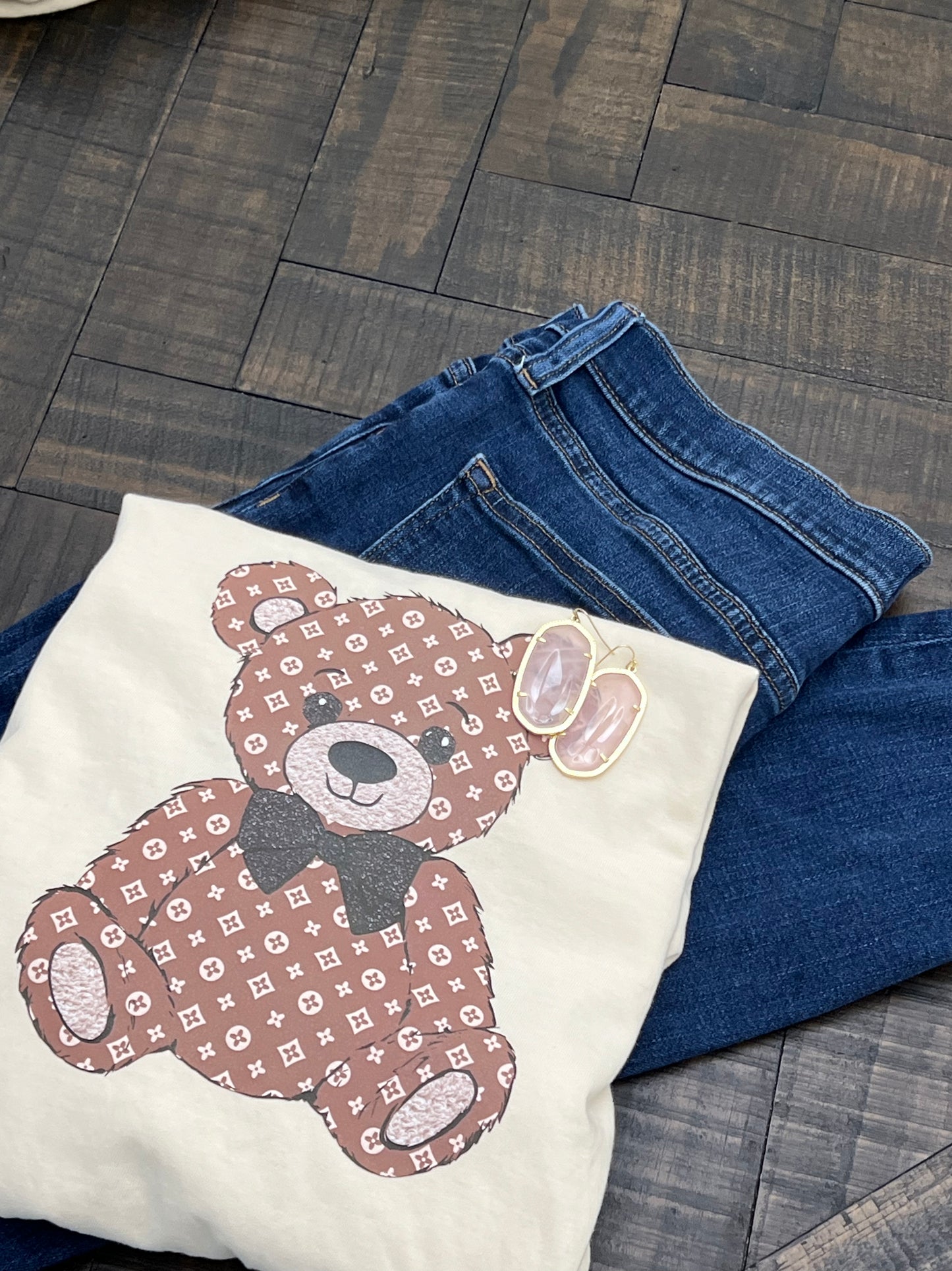 Brown Bear Luxury Design Center Design Tshirt