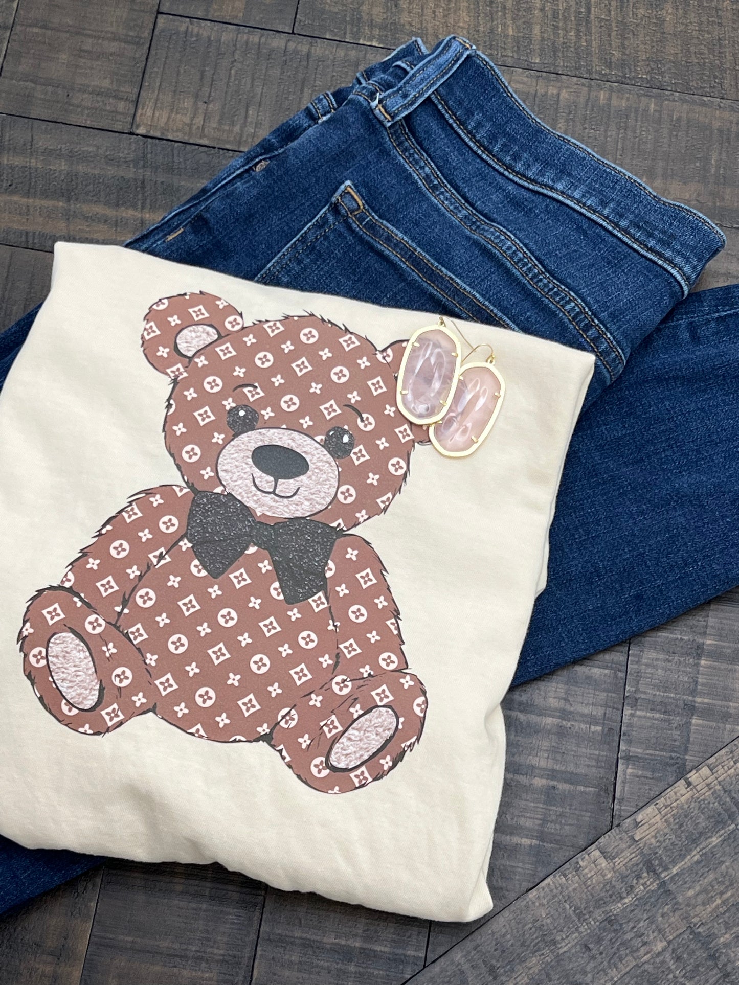 Brown Bear Luxury Design Center Design Tshirt