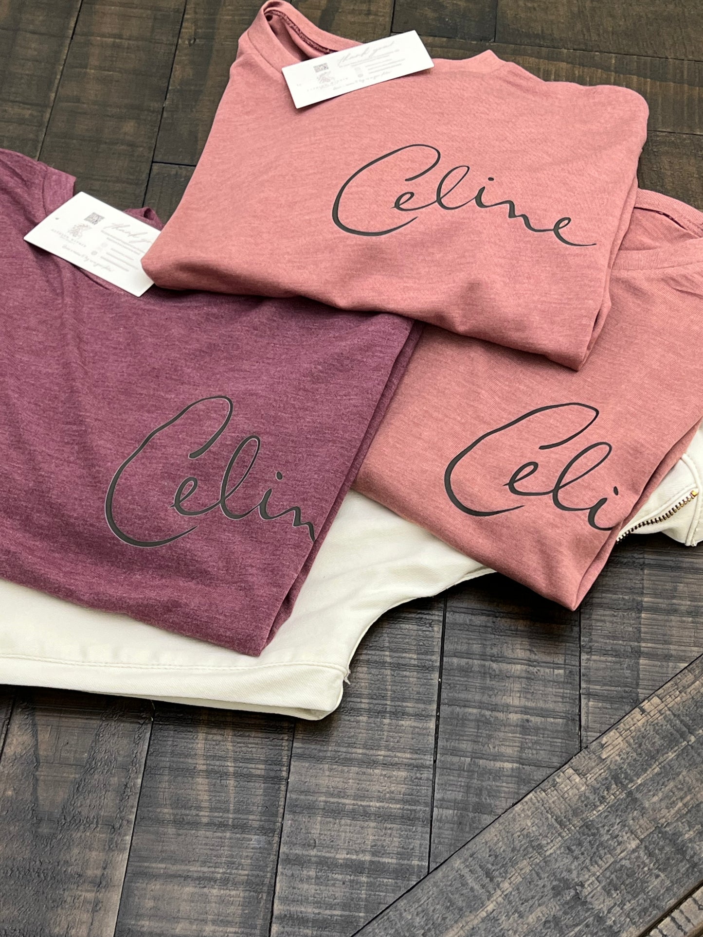 Cursive Letters Softstyle Tshirt