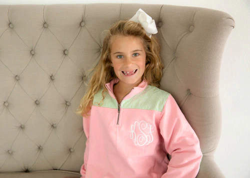 Youth Pullover Personalized Monogrammed Embroidery Boys Girls Kids (Miller Collection)