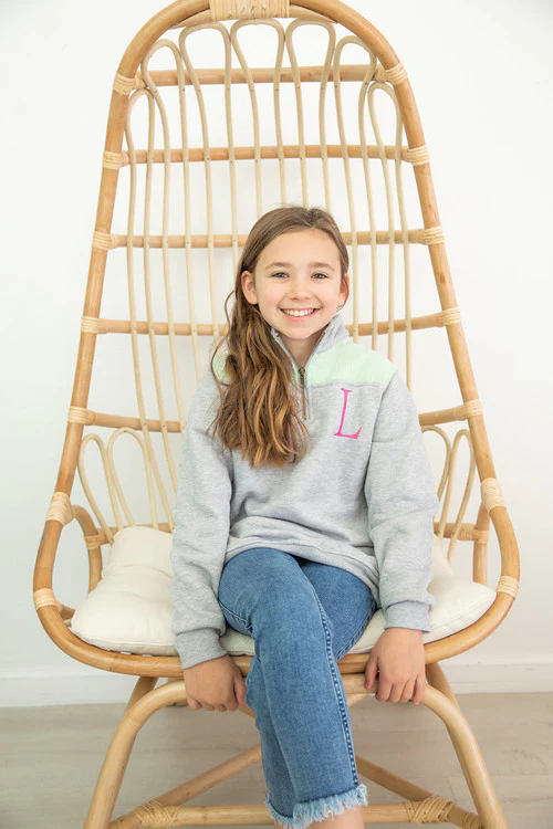 Youth Pullover Personalized Monogrammed Embroidery Boys Girls Kids (Miller Collection)