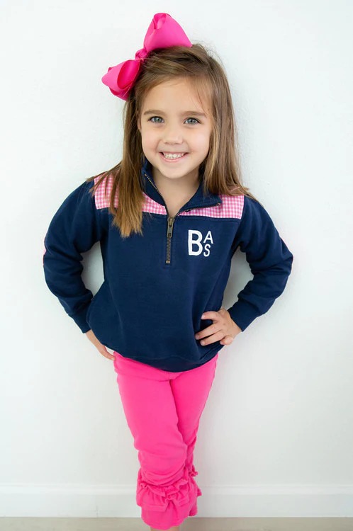 Youth Pullover Personalized Monogrammed Embroidery Boys Girls Kids (Miller Collection)