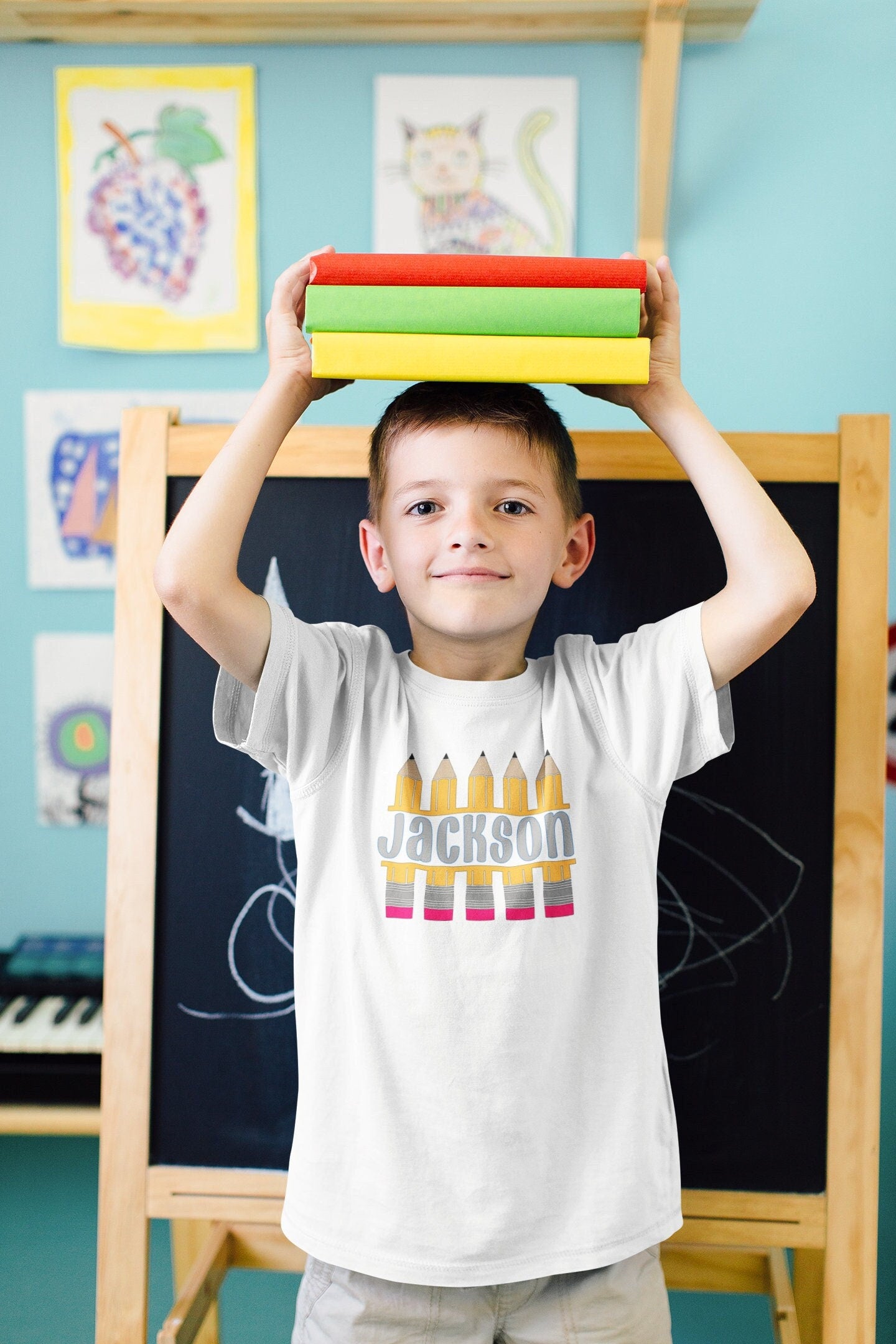 Personalized Back To School First Day Tshirt Teachers Students Shirt Pencil