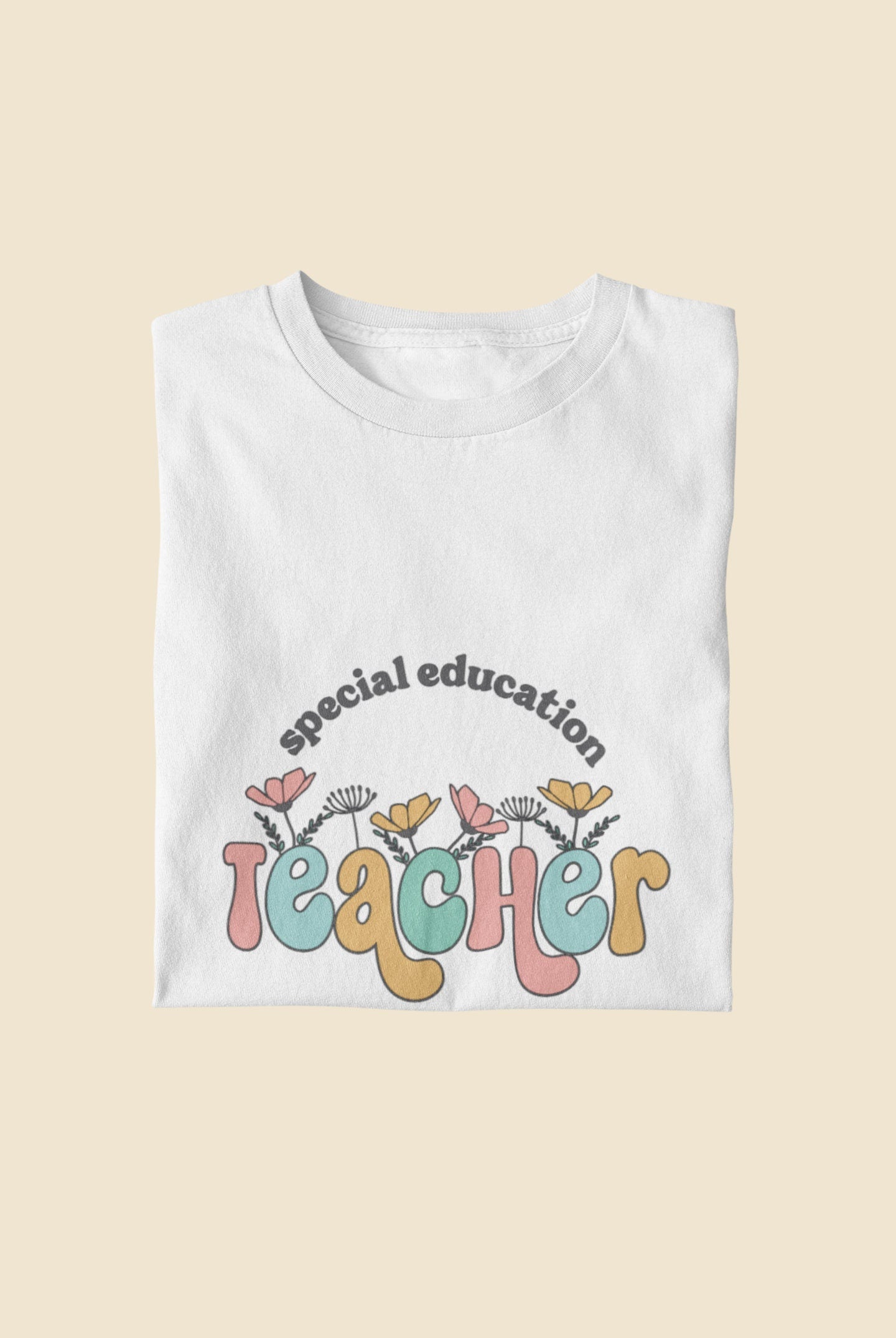 Teacher Rainbow Race Track Special Education Teacher Back To School First Day Tshirt Sweatshirt