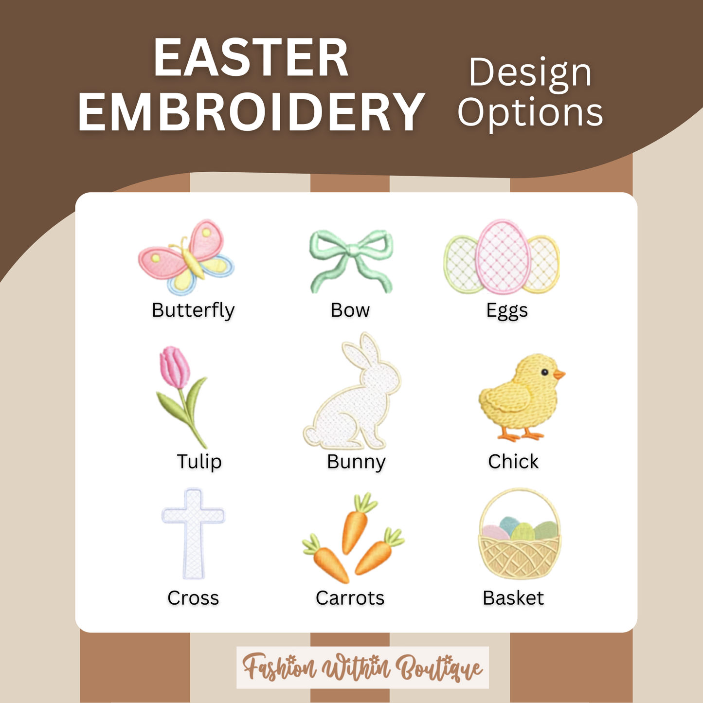 Custom Easter Flutter Sleeve Dress - Embroidered Girls & Babies Easter Sunday Dress
