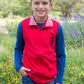 Personalized Monogrammed Embroidery Vest Fall Autumn Kids Boys Girls
