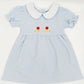 Personalized Knit Stripe Peter Pan Collar Dress