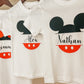 Family Personalized Disney T-Shirts Happiest Place on Earth Kids Parents Grandparents