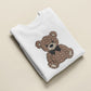 Luxury Brown Bear With Black Bow Tshirt Sweatshirt Unisex Travel Gift