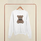 Luxury Brown Bear With Black Bow Tshirt Sweatshirt Unisex Travel Gift