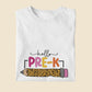HELLO Pre-K Kindergarten Pencil Back To School First Day Tshirt Sweatshirt Gift Idea Teachers