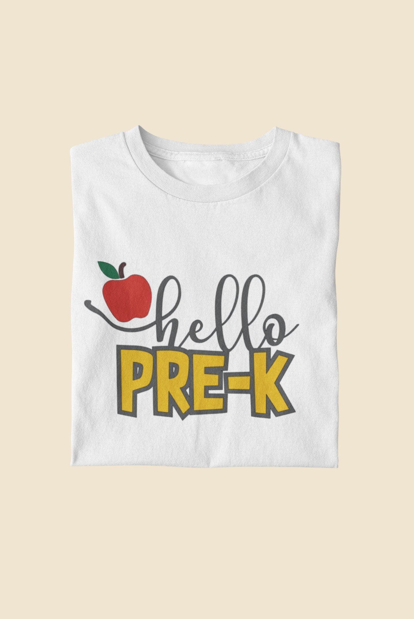 HELLO Pre-K Kindergarten Pencil Back To School First Day Tshirt Sweatshirt Gift Idea Teachers